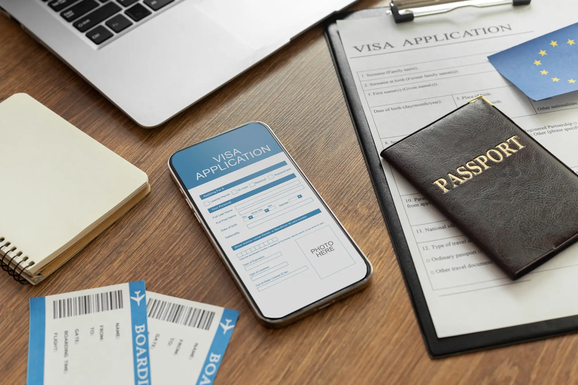 visa-application-form-smartphone Non B